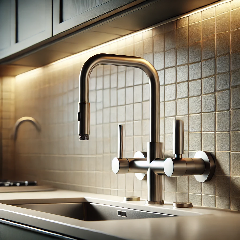 Wall-Mounted Kitchen Faucet